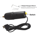 Miniatyrbilde 3 av 5: Mini Liten Bærbar Elektrisk Drill Mikro Usb Epoxy Harpiks Boring Smykker Verktøy Diy Making Wood Craft Rotasjonsverktøysett