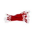 Miniatyrbillede 3 af 3: 10 stk Grøn Sjal Julemini Strik Sjal Dukke Tøj Tilbehør Julevinflaske Sjal Lille Red 21X1.5X1.5CM