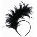 Miniatyrbilde 1 av 3: Fascinator-Hatter for Kvinner Fjær Hodebånd Kentucky Hodeplagg Gatsby Derbyhatt for Cocktail Bryllup Te Party