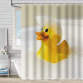 Miniatyrbillede 1 af 5: 3D digital bruseforhæng, badeværelse vådt/tørt adskillelse polyester med krog isoleringsgardin Vandafvisende Vaskbar (180*180cm)
