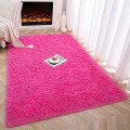 Miniatyrbild 3 av 5: 4 x 5,2 fot Rosa Mjuk och Fluffig Matta för Sovrum, Barnrum, Plush Shaggy Barnmatta, Pälsliknande Matta för Pojkar och Flickor, College Dorm Fuzzy