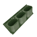 Miniatyrbillede 3 af 4: Blomsterpotter Udendørs Planter Vertikal Havepotter Vertikal Haveplanter Væghængt Plantepotte Udendørs Green 50x14.5x19cm