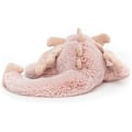 Miniatyrbilde 4 av 4: Jellycat Rose Dragon kosedyr, liten 30 cm - mytisk plysjleke - klassisk barnegave