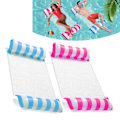 Miniatyrbilde 1 av 5: MH-Pool Float, 2 stk 4 i 1 Pool Float, Oppblåsbar Float_ry