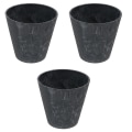 Pikkukuva 2 / 2: 3 kpl Pohjoismaalaistyyliset Ruukut Kukkakasvien Istutukseen Puutarhaan Sisä- ja Ulkokäyttöön Koti Sisustus 3 kpl 14,8X14,8CM 3pcs 14.8X14.8CM