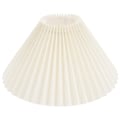 Miniatyrbillede 2 af 3: Plisseret Lampeklokke Chandelier Skærm Lampeklokke Til Gulvlampe Lysdækning E27 Gul 28X28CM Yellow 28X28CM