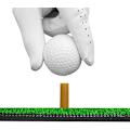 Pikkukuva 3 / 5: Golf-harjoitteluteet 3/4/6 kpl pakattu Magneetilla Varustettu Tee Kumiteet Sisä- ja Ulkokäyttöön Ajoalueelle ja Harjoitusmatolle