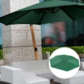 Miniatyrbillede 4 af 4: 1 stk Strandparasol Baldakin UV-beskyttelse Parasol Baldakin Udendørs Parasol Baldakin Uden Parasol Stativ Green 300X300cm