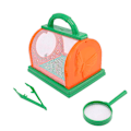 Miniatyrbillede 1 af 2: Børns Legetøj Lille Insektbur Børn Bug Net Bug Bur Børn Bærbar Insektboks Butterfly Mesh Bur Grøn 19.2X15CM Green 19.2X15CM