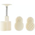 Miniatyrbillede 1 af 5: Månekakeform 50g Ananas Lotus Stempler Håndtryk Månekakeform Værktøj  og kan vaskes i hånden for nem rengøring