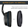 Miniatyrbilde 4 av 5: Profesjonelle øreputer for Bose-hodetelefoner, erstatningsøreputer for Bose QuietComfort 15 QC15 QC25 QC2 QC35/Ae2 Ae2i Ae2w/SoundTrue & SoundLi_ryy