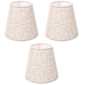 Miniatyrbillede 3 af 4: 3 stk. Stof Lampskærme Chandelier Vægslampe Støvsikre Dæksler Lampetilbehør 3stk 14X13X9CM 3pcs 14X13X9CM