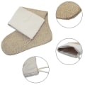 Pikkukuva 2 / 5: Joulutulenpesän riippuva koriste joulukoristeluun DIY- käsityöhön, pellavaa (5 kpl, hamppu)