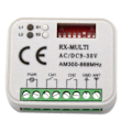 Pikkukuva 3 / 5: /Ryi/Autotallin ovien kaukosäätimen vastaanotin 433 868mhz Rx Multi 300-900mhz Ac/dc 9-30v Vastaanotin kaukosäätimellä