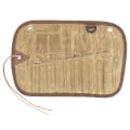 Miniatyrbilde 1 av 2: Picnic-servisepose for utendørs, rullbar pose for bestikk, oppbevaringspose for servise, sammenleggbar bestikkpose, Khaki 42x26,5 cm Khaki 42x26.5cm