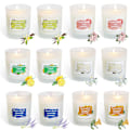 Miniatyrbild 2 av 5: 12 Doftande Ljus Sojavax Doftljus Luftfräschare Mainstays Tealight Ljus Sojavax Glas Familj Presentset