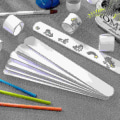 Miniatyrbillede 4 af 5: 24 stk. Hvide Slap Armbånd DIY Slap Armbånd Blanke Slap Plastik Party Armbånd