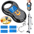 Miniatyrbilde 4 av 5: Digital Fiskvekt Post Hengende Krok Bagasjevekt LCD Mini Bærbar 50 kg