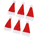 Miniatyrbillede 3 af 3: 12 stk Julemandshue Serviettholdere Serviet Opbevaringsposer Festgaver Rød 14x8x8cm Red 14x8x8cm