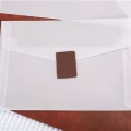 Miniatyrbillede 2 af 5: 100 stk. Gennemsigtige Blanke Hvide Pergamentpapir Konvolutter Postkort Invitationer Cover Konvolutter