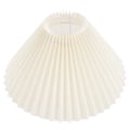 Miniatyrbillede 3 af 3: Plisseret Lampeklokke Chandelier Skærm Lampeklokke Til Gulvlampe Lysdækning E27 Gul 28X28CM Yellow 28X28CM