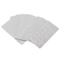Pikkukuva 2 / 3: 8 kpl Kynsisetti Kynsi Taide Stenssit Leimaussetti Kynsi Leimaus Malli Manikyyri Leimaussetti Kynsi Leima White 12X6cm