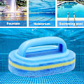 Miniatyrbild 4 av 5: Badborste med bekvämt grepp, handhållen svampborste för pool, badrum, dusch, handfat, golv (blå)