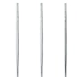 Miniatyrbillede 1 af 3: 3 Par Serveringsbestik i Rustfrit Stål, Hot Pot Spisepinde, Koreanske Spisepinde, Varmebestandig Flatware Silver 39X0.65X0.65CM