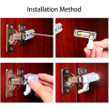 Miniatyrbilde 3 av 5: LED-skaplys, skaplys for garderobe, nattlys for skap, hengsel-LED-sensorlys, universal hengsellampe, 8 stk