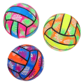 Miniatyrbild 2 av 3: 3 st färgglada uppblåsbara vattenvolleybollar för strandpoolvolleybollleksak slumpmässig färg slumpmässig färg 22X2 Random Color 22X22cm