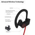 Miniatyrbild 3 av 5: Trådlösa Bluetooth-halsbandshörlurar, U8 Öron Sweatproof Sport Hörlurar med öronkrokar, Brusreducering, Stereoheadset med mikrofon, Premium Bass