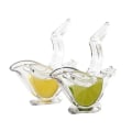 Miniatyrbillede 3 af 5: 5 Pak Citronpressere, Citronpresser Akryl Manuel Saft Limepresser Fugleform Citron Skive Kilepresser, Ergonomisk Bærbar Frugtpresser til Or