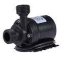 Miniatyrbilde 1 av 2: DC 12V Børsteløs Neddykket Vannpumpe 800l/t 5m For Fontene Basseng Solsirkulasjonssystem Vann C Black