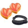 Miniatyrbillede 2 af 4: 12 stk. Kageform Percompatible Medated Cutter Kageringe Kagemousseform Rund-formet Cookieskærere Cirkel Bak