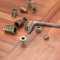 Miniatyrbilde 5 av 5: 235 Gjengede Mutterinnsatser, M4/m5/m6/m8/m10 Sinklegeringsgjengede Sokker, Sekskantede Gjengede Innsatsmuttere