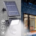 Pikkukuva 3 / 5: Tehokas aurinkopaneeli LED-valo 60/100/120led jaettu aurinko-liiketunnistin seinävalaisin