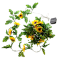 Pikkukuva 1 / 2: Auringonkukka Solar Garden Lights Aurinkovoimalla Toimivat Keijukaisvalot Puutarhaan, Nurmikolle ja Terassille Sekalaiset Värit 500X5.5X Assorted Color 500X5.5X5.5CM