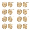 Miniatyrbilde 1 av 3: 20 stk Ørepynt-knapper Ørepynt-knapper DIY Legering Ørepynt-stift Ørepynt-stifter DIY Ørepynt-stifter Smykkeproduksjon Gull Golden