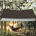 Miniatyrbild 5 av 5: Campingtält Planer Vattentät Lätt Kompakt Tältmatta Picknickfilt Hammock Tarp för Hammock (Färg: Grå, Storlek: 3 * 3m)