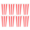 Miniatyrbilde 1 av 2: 24 stk Søte Popcorn Filmkveld Popcorn Holder Matserveringskopp Popcorn Emballasjeboks Kjekspakke Stripe 11.5X7X5CM