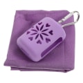 Pikkukuva 3 / 4: Mikrokuitu Hiustenkuivauspyyhe Imuva Matkakotelo Urheilupyyhe Imuva Treenihiki Pyyhe Matkustus Kuntosali Pyyhe Violetti Purple