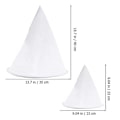 Miniatyrbillede 4 af 4: 3 stk. Honningsi Filter Madfilter Fint Masket Sil Køkken Nylon Masket Sigte Hvid 40x35cm White 40x35cm