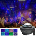 Miniatyrbillede 1 af 5: USB natlys Bluetooth musikprojektor stjerneklare himmelprojektionslys stjerneklare himmelrotation stjerneklare himmel sort lys