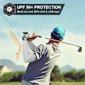 Miniatyrbillede 4 af 4: 2 Par Solbeskyttende Kølende Armsleeves Til Mænd Og Kvinder, Upf 50 Armdække Sort Hvid Black  White