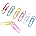 Miniatyrbild 1 av 4: 1 Tums Mini Pappersklämmor i Blandade Färger, Färgbelagda Pappersklämmor för Filer, Pappersarbete, Kontorsmaterial (100-pack)
