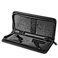 Miniatyrbild 3 av 3: Verktygsorganiseringsväska Saxpåse Holster Kammar Saxväska Läder Barberare CaseSvart22X10X3CM Black 22X10X3CM