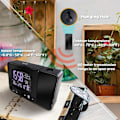 Miniatyrbild 3 av 4: Projektionsväckarklocka Digital Klockprojektor med Inomhus/Utomhus_ryy