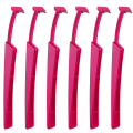 Pikkukuva 2 / 2: 6 kpl Kasvojen Partakone Naisten Hiusten Trimmer Kasvojen Partakone Kulmien Muotoilija Kulmien Trimmer Punainen 9.8x1.3cm Red 9.8x1.3cm