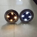 Miniatyrbild 2 av 5: Solcellslampa utomhusbelysning 4LED marklampa 4 stycken varmt ljus