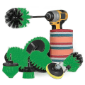 Miniatyrbillede 1 af 4: 20 stk. Børstesæt til Power Scrubber - Børster til Bilslibning, Rengøring af Badeværelse med Forlænger